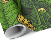 Wilde aardbeien, geel en groen cadeaupapier (Rol Hoek)