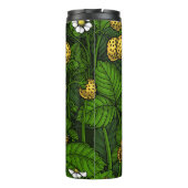 Wilde aardbeien, geel en groen thermosbeker (Achterkant)