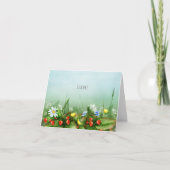 Wilde aardbeien in een weide, bedankt (Voorkant)