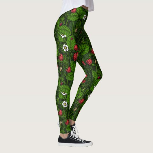 Wilde aardbeien leggings (Rechts)