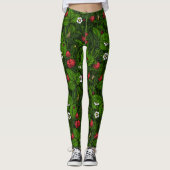 Wilde aardbeien leggings (Voorkant)