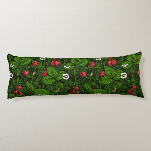 Wilde aardbeien lichaamskussen (Achterkant)