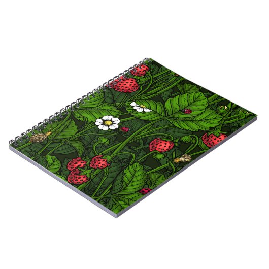 Wilde aardbeien notitieboek (Linkerzijde)