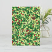 Wilde aardbeien op honingdauw (Staand voorkant)