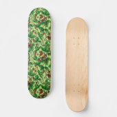Wilde aardbeien op honingdauw persoonlijk skateboard (Voorkant)