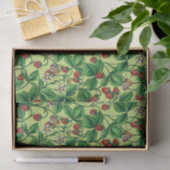 Wilde aardbeien op honingdauw tissuepapier (Geschenk)