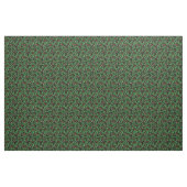 Wilde aardbeien op zwart stof (Yard (91,4 cm))