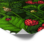 Wilde aardbeien poster (Hoek)