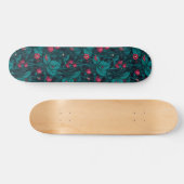 Wilde aardbeien, rood en blauw persoonlijk skateboard (Horizontaal)