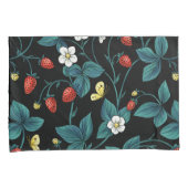 Wilde aardbeien rood/geel/blauw/zwart kussensloop (Voorkant-Rechts)