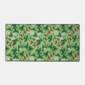 Wilde aardbeien rood/geel/groen/ bureaumat (Voorkant)