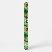 Wilde aardbeien rood/geel/groen/ iPhone hoesje (Linkerkant)