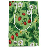 Wilde aardbeien rood/geel/groen/ medium cadeauzakje (Voorkant)