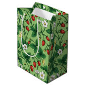 Wilde aardbeien rood/geel/groen/ medium cadeauzakje (Achterkant Gekanteld)