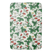 Wilde aardbeien rood/geel/groen/off white badmat (Voorkant Verticaal)