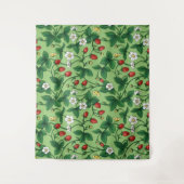 Wilde aardbeien rood/geel/groen/ wandkleed (Voorkant)