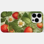 Wilde aardbeien Summer Vibe Waterverf Case-Mate iPhone Case (Achterkant (horizontaal))