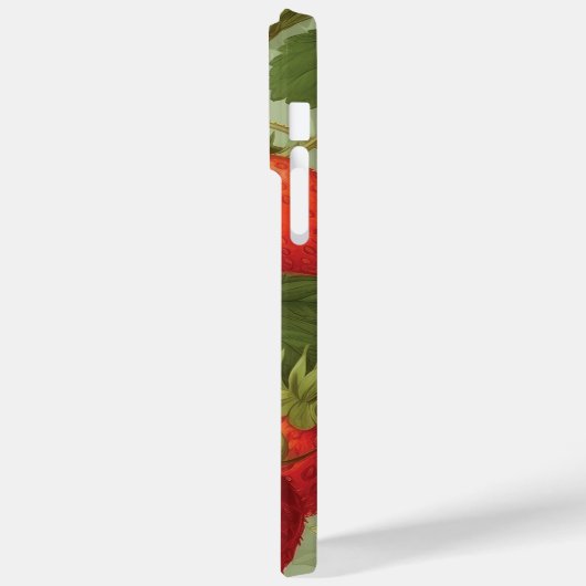 Wilde aardbeien Summer Vibe Waterverf Case-Mate iPhone Case (Achterkant / Links)