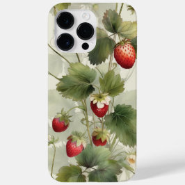 Wilde aardbeien Summer Vibe Waterverf Case-Mate iPhone 14 Pro Max Hoesje