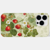 Wilde aardbeien Summer Vibe Waterverf Case-Mate iPhone Case (Achterkant (horizontaal))