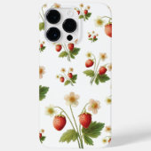 Wilde aardbeien Summer Vibe Waterverf Case-Mate iPhone Case (Achterkant)