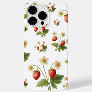 Wilde aardbeien Summer Vibe Waterverf Case-Mate iPhone 14 Pro Max Hoesje