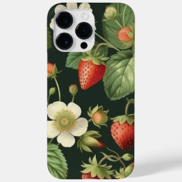 Wilde aardbeien Summer Vibe Waterverf Case-Mate iPhone 14 Pro Max Hoesje