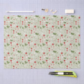 Wilde aardbeien (Warm Grey) - Weefpapier Tissuepapier (Craft)
