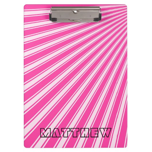 Wilde aardbeienband Funky Patroon Klembord (Voorkant)
