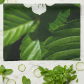 Wilde aardbeienventilator theedoek (Gevouwen)