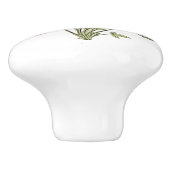 Wilde Aardbeier Keramische Knop (Zijkant)
