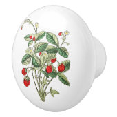 Wilde Aardbeier Keramische Knop (Rechts)
