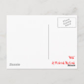 "Wilde" Abstract Briefkaart (Achterkant)