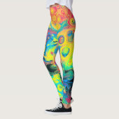 Wilde acrylvezels Abstract Leggings (Links)