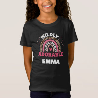 "Wilde Adoreerbare Persoonlijke Meisjes T-shirt -