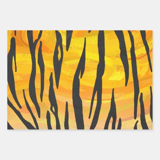 Wilde afdrukpatronen inpakpapier vel (Voorkant 2)