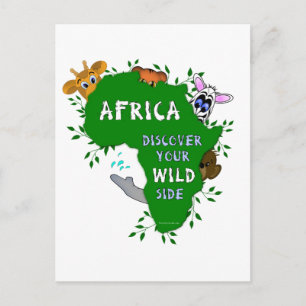 Wilde Afrika Briefkaart