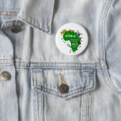 Wilde Afrika Ronde Button 5,7 Cm (In situ)
