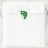 Wilde Afrika Ronde Sticker (Tas)