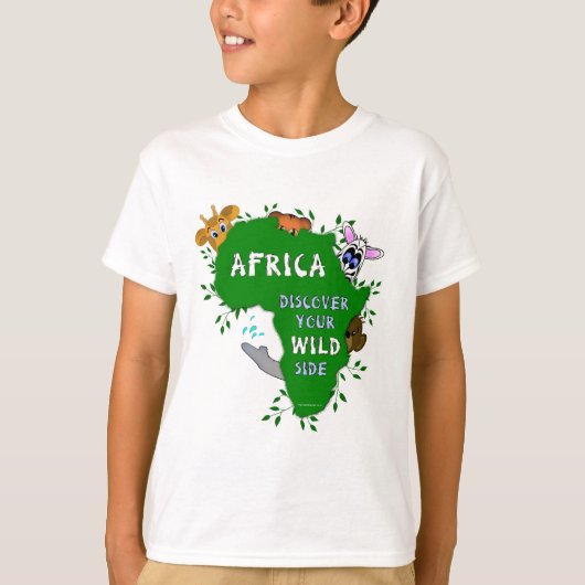 Wilde Afrika T-shirt (Voorkant)