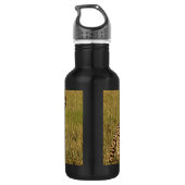 Wilde Afrikaanse Cheetah in Savannah Grasses Waterfles (Achterkant)