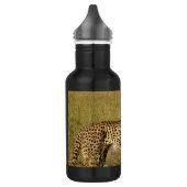 Wilde Afrikaanse Cheetah in Savannah Grasses Waterfles (Links)