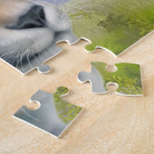 Wilde Afrikaanse Cheetah op Savannah Puzzle Legpuzzel (Zijkant)