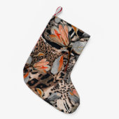Wilde Afrikaanse dierlijke huid patroon Kleine Kerstsok (Voorkant (Hangend))