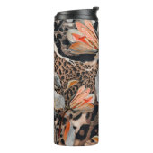 Wilde Afrikaanse dierlijke huid patroon Thermosbeker (Gedraaid links)