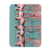 Wilde Afrikaanse flamingo's Magneet (Verticaal)