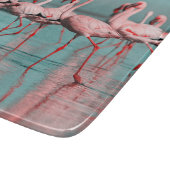 Wilde Afrikaanse flamingo's Snijplank (Hoek)