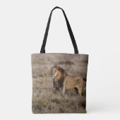 Wilde Afrikaanse Leeuw Tote Bag (Achterkant)