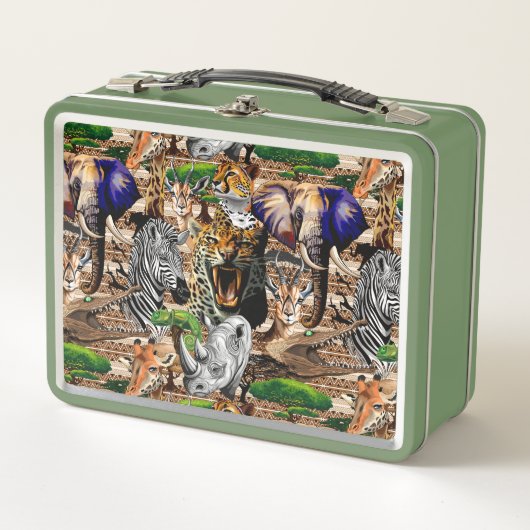 Wilde Afrikaanse savannedieren (Voorkant)