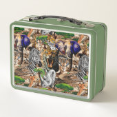 Wilde Afrikaanse savannedieren (Achterkant)